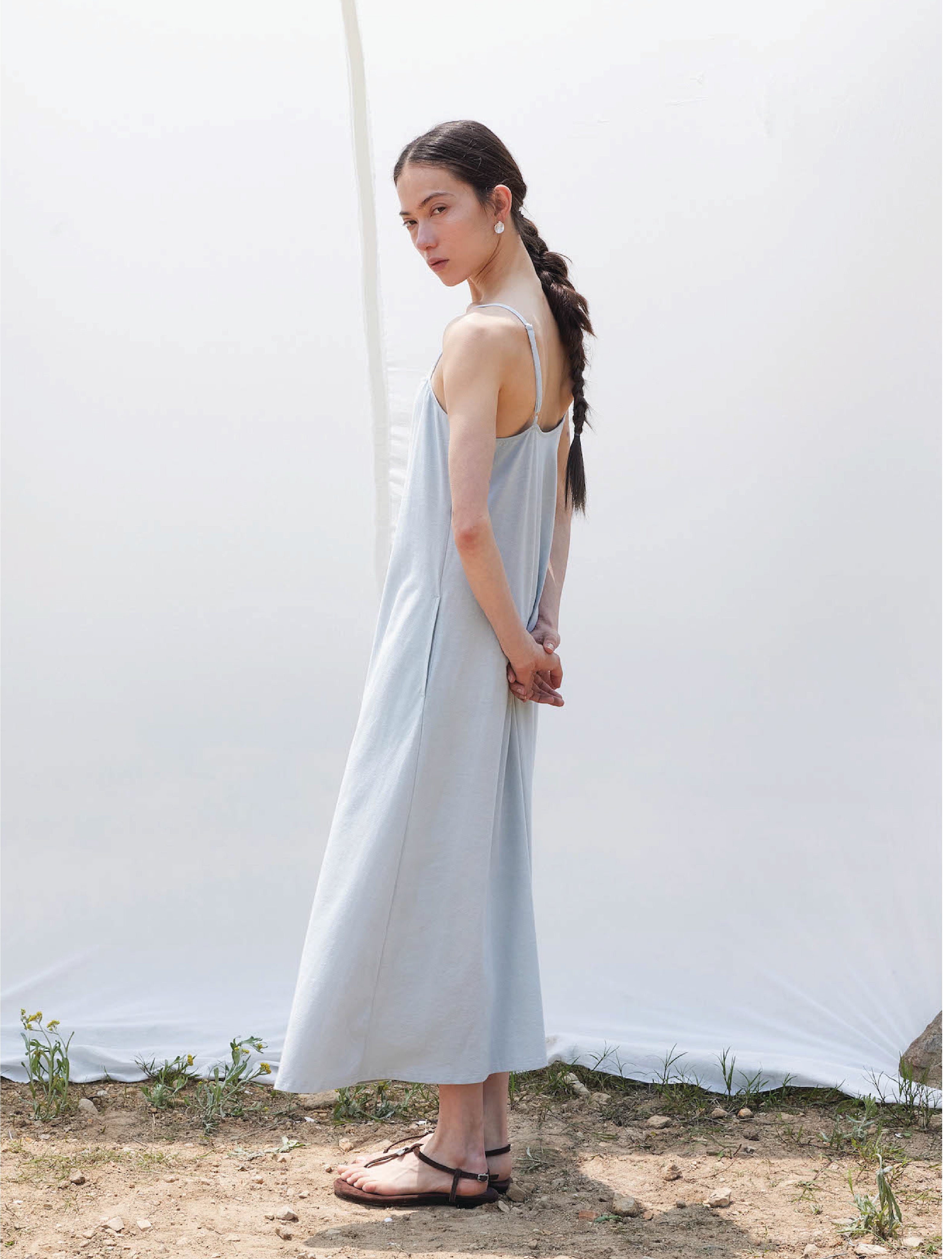Hemp-Organic Cotton Slip Dress