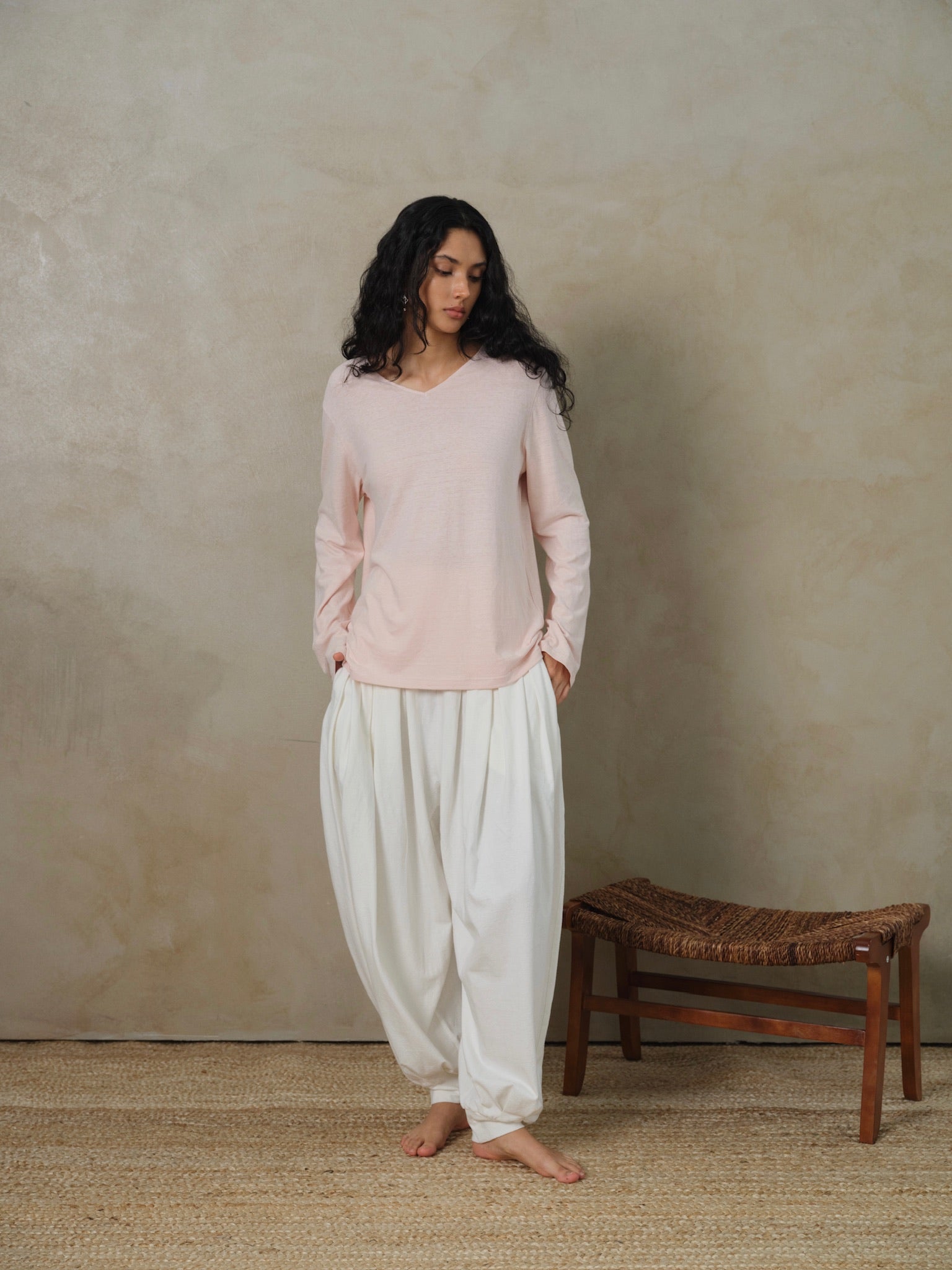 Plant-Dyed Long Sleeve Shirt