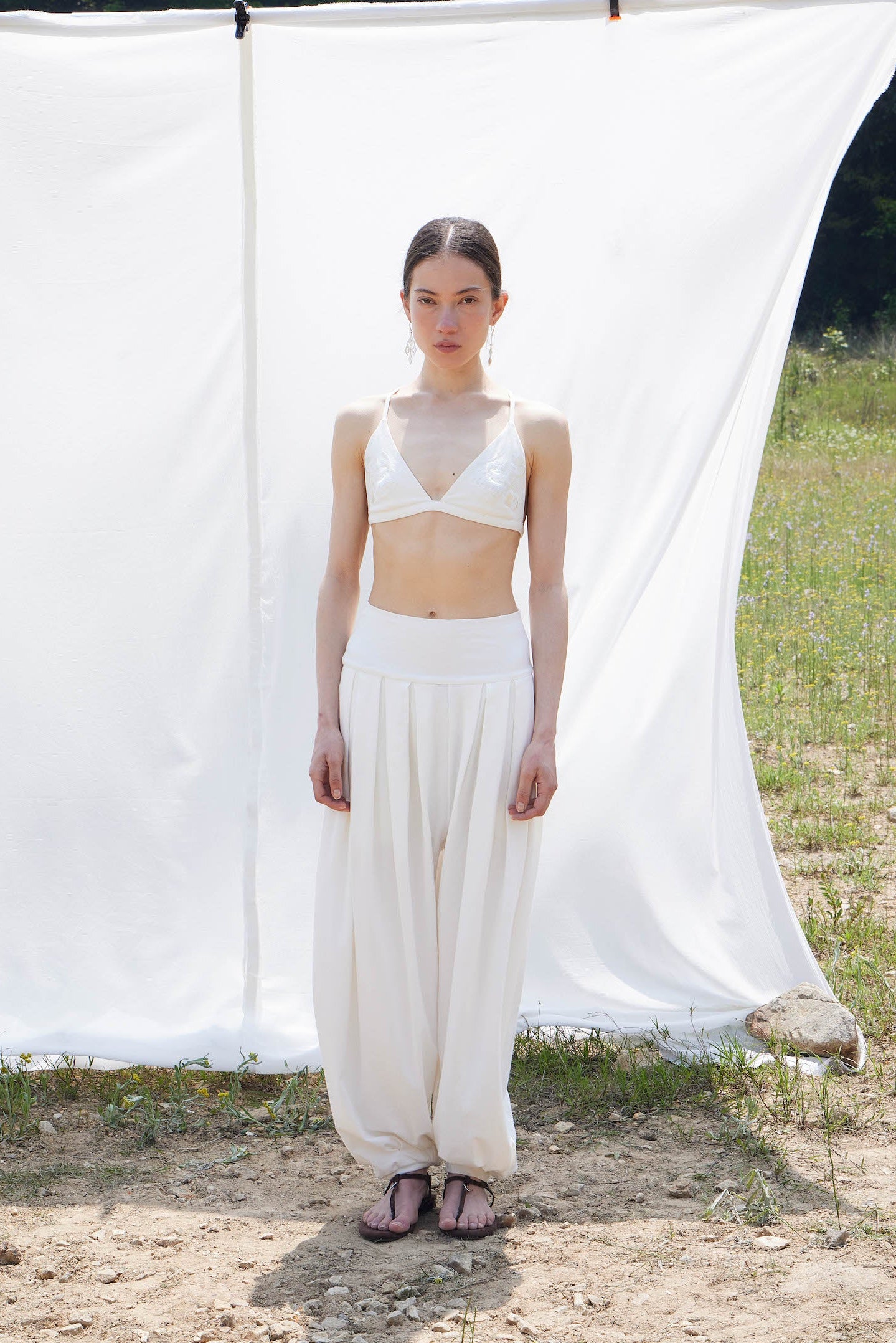 High Waist Pleated Practice Pants