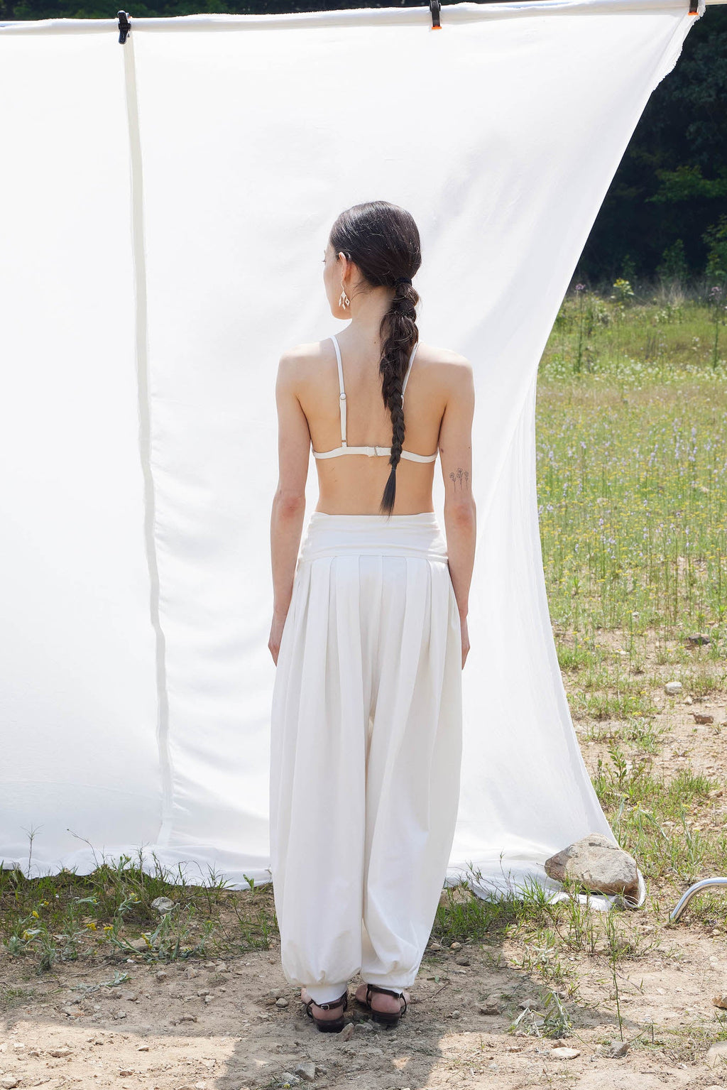 High Waist Pleated Practice Pants