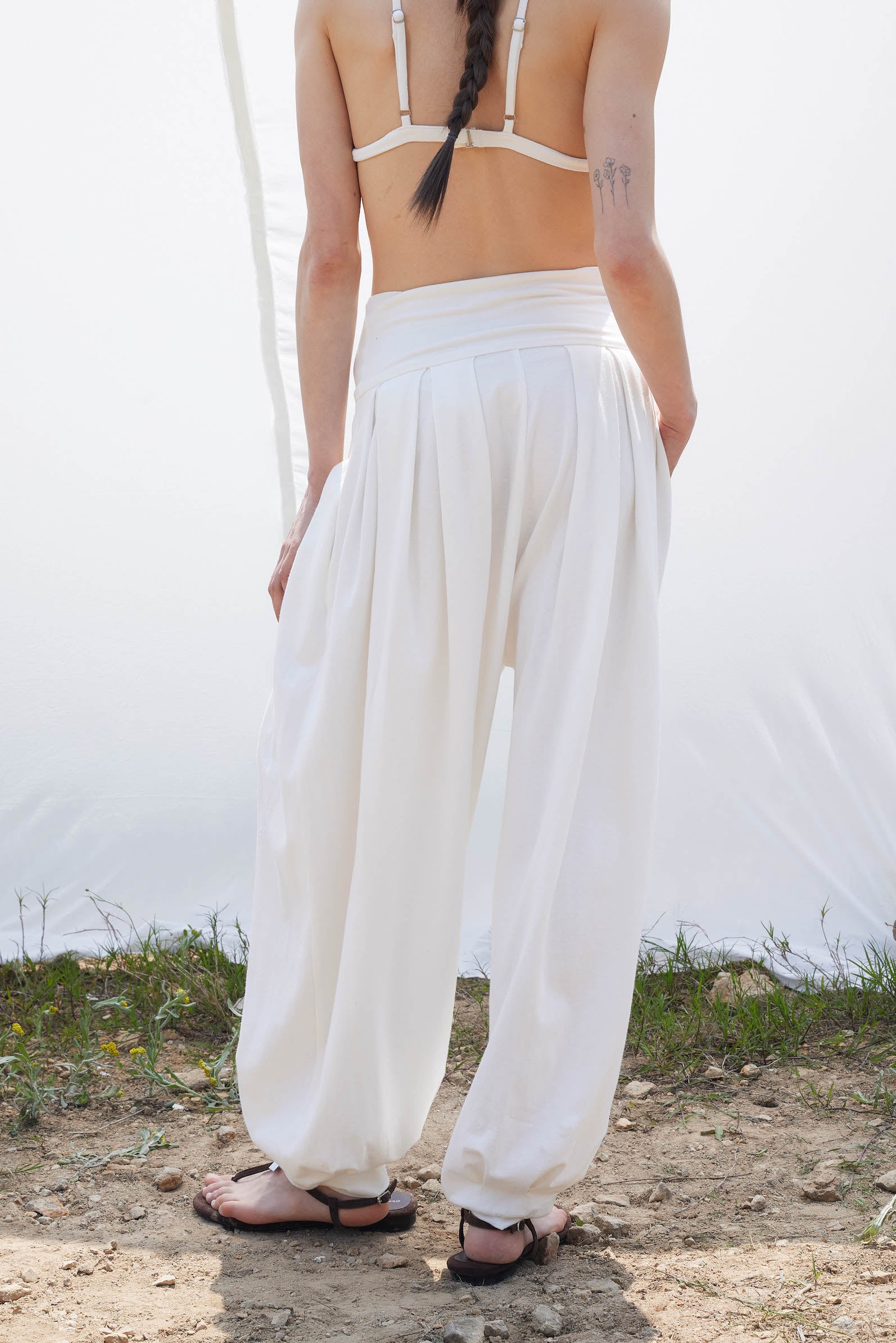 High Waist Pleated Practice Pants