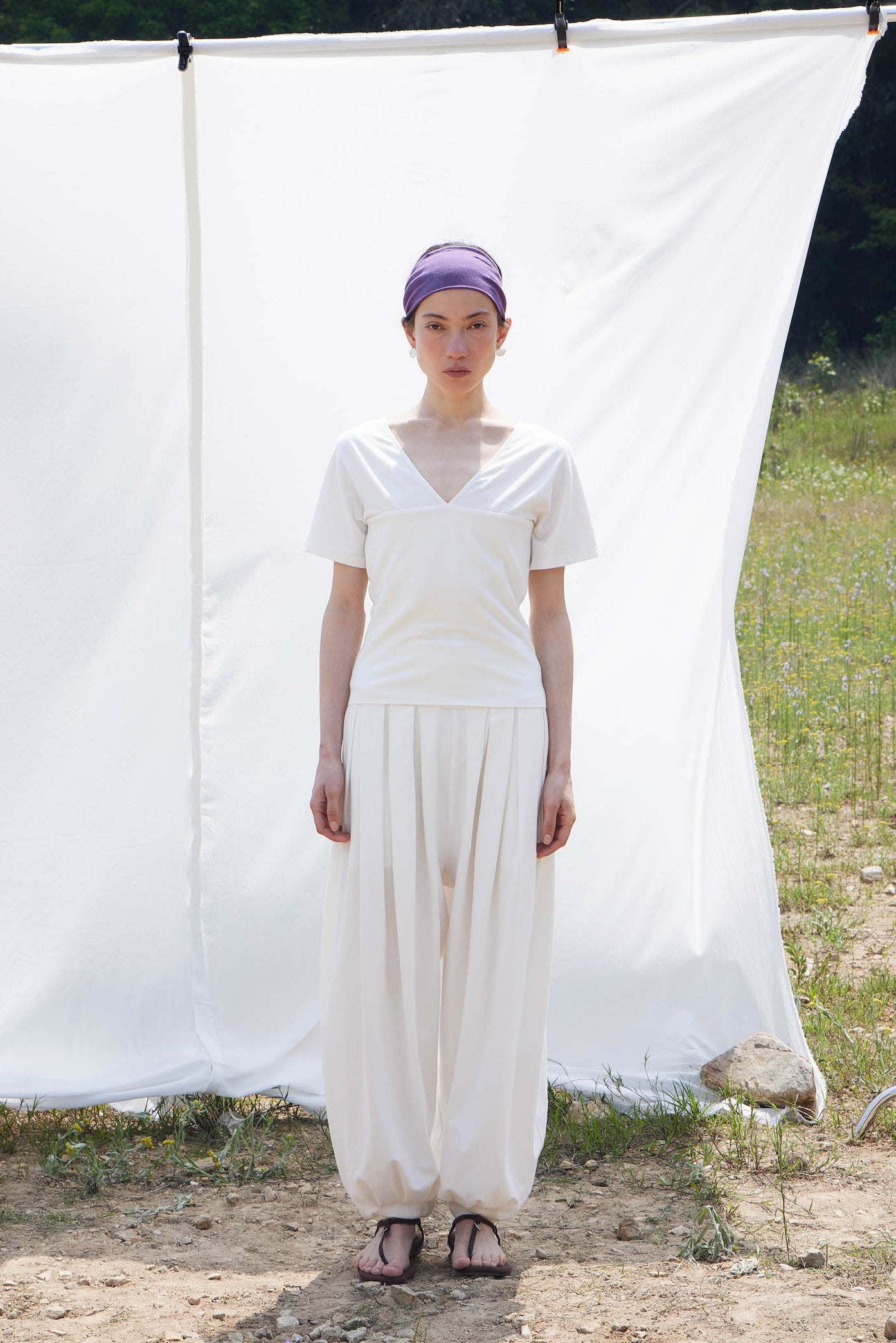 High Waist Pleated Practice Pants