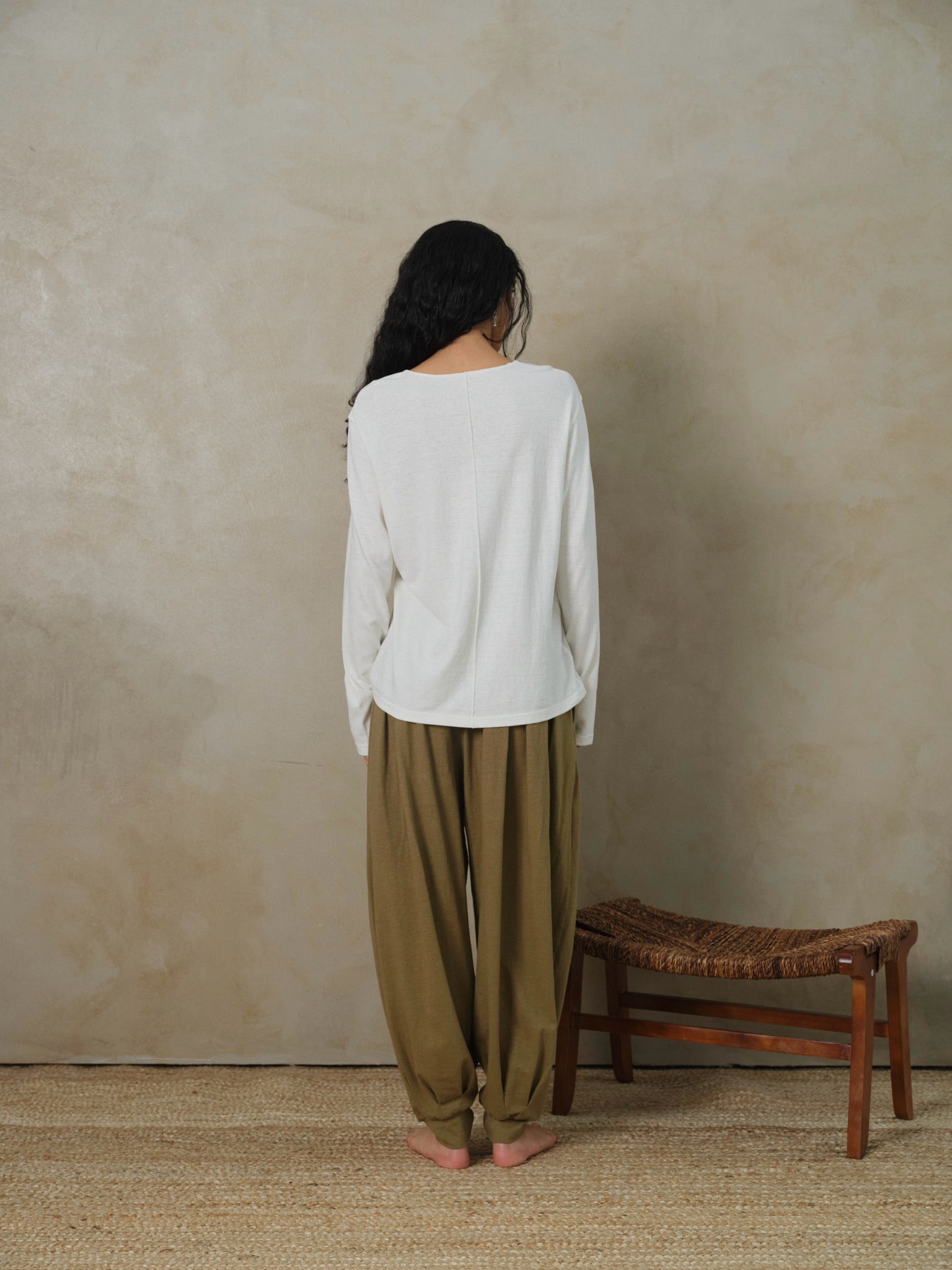 Plant-Dyed Long Sleeve Shirt