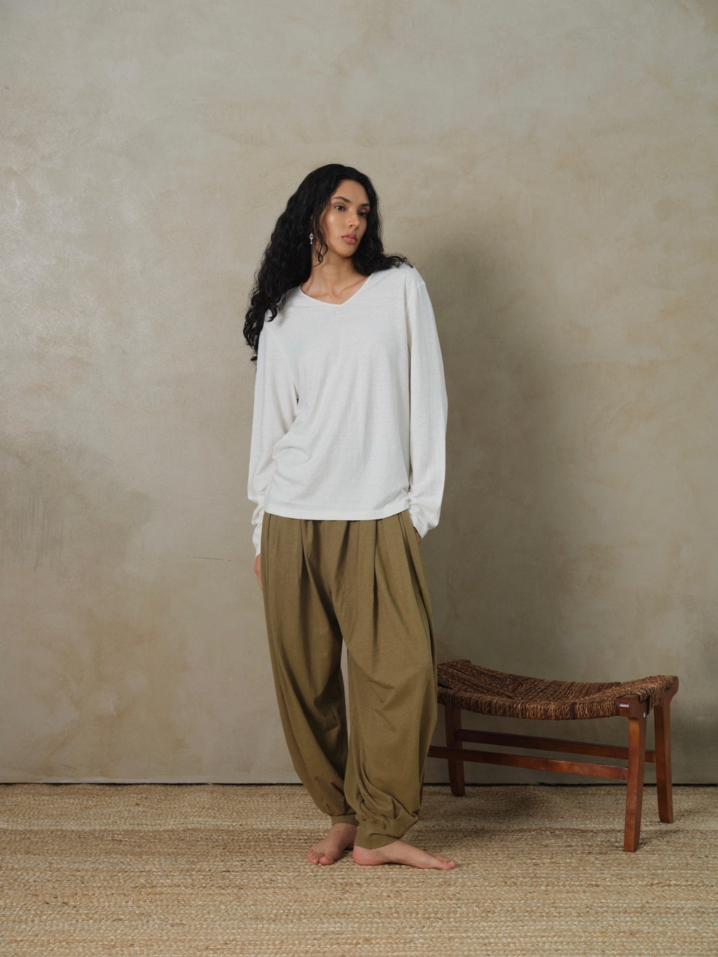 Plant-Dyed Long Sleeve Shirt
