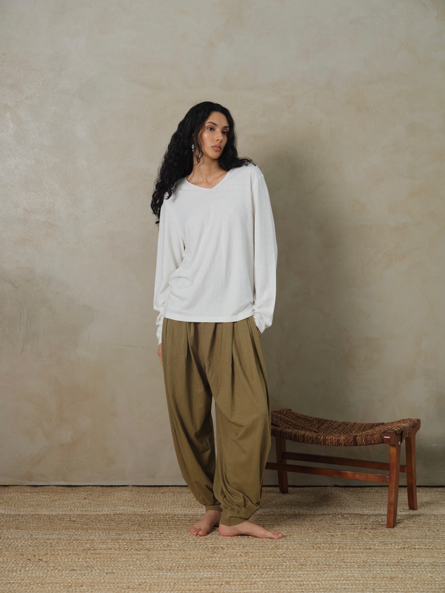 Plant-Dyed Long Sleeve Shirt